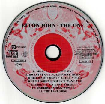 CD Elton John: The One