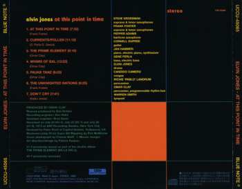 CD Elvin Jones: At This Point In Time