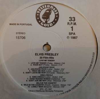 LP Elvis Presley: 20 Film-Hits