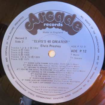 2LP Elvis Presley: 40 Greatest Hits