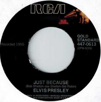 SP Elvis Presley: Blue Moon / Just Because