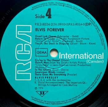 2LP Elvis Presley: Elvis Forever (32 Hits And The Story Of A King)