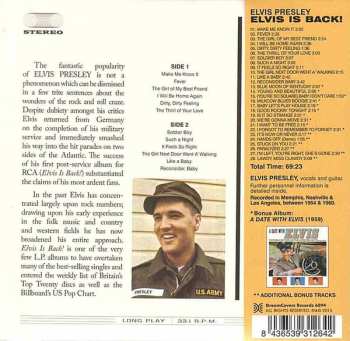 CD Elvis Presley: Elvis Is Back! + A Date With Elvis LTD