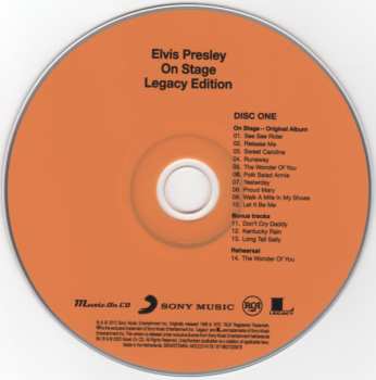 2CD Elvis Presley: On Stage