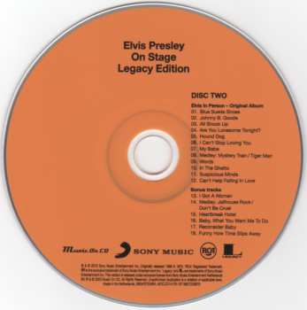 2CD Elvis Presley: On Stage