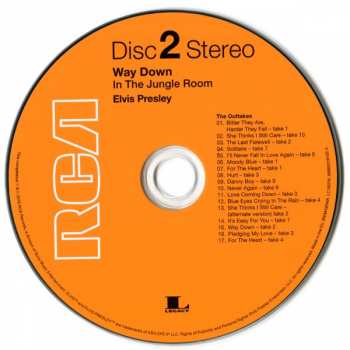 2CD Elvis Presley: Way Down In The Jungle Room DIGI