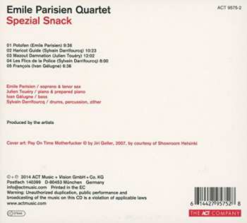 CD Emile Parisien Quartet: Spezial Snack