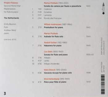 CD Rudolf Escher: Second World War Masterpieces For Flute & Piano (The Netherlands)