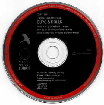 2CD Frank Loesser: Guys And Dolls