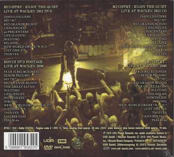 2CD/DVD Ministry: Enjoy The Quiet - Live At Wacken 2012