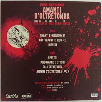 LP Ennio Morricone: Amanti D'Oltretomba (Colonna Sonora Originale) CLR