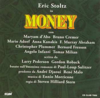 CD Ennio Morricone: Money (Colonna Sonora Originale - Edizione Speciale) LTD
