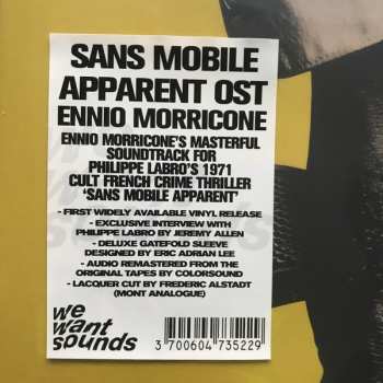 LP Ennio Morricone: Sans Mobile Apparent (Bande Originale du Film)