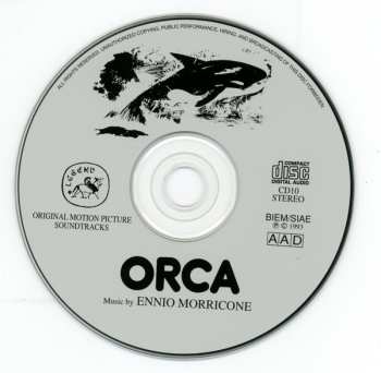 CD Ennio Morricone: Orca (Original Soundtrack)