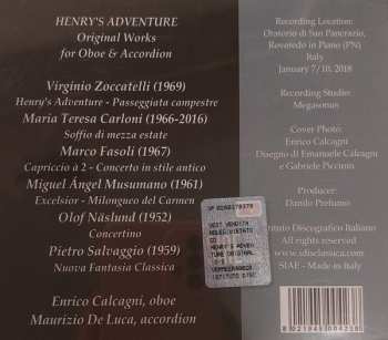 CD Enrico Calcagni: Henry's Adventure: Original Works for Oboe And Accordion