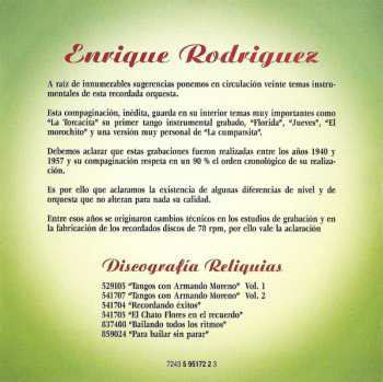 CD Enrique Rodríguez Y Su Orquesta: Solos De Orquesta