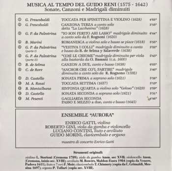 CD Enrico Gatti: Musica Al Tempo Del Guido Reni (Sonate, Canzoni E Madrigali Diminuiti)