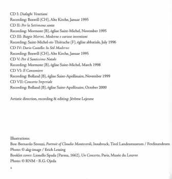 7CD/Box Set Ensemble La Fenice: The Heritage Of Monteverdi