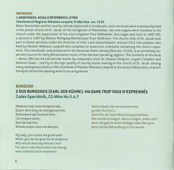 CD Ensemble Rosarum Flores: Global Player Maximilian (Musikalisches Networking Um 1500)