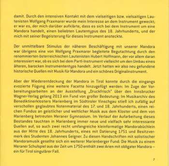 CD Ensemble Rosarum Flores: Klösterlich Kurtzweyl (Die Mandora - Ein Instrumentenporträt)