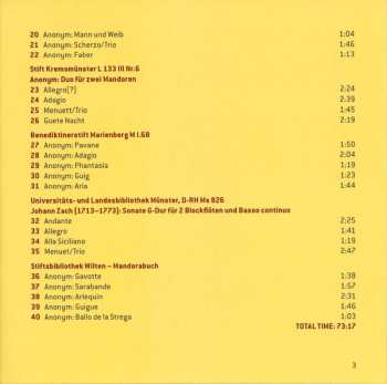 CD Ensemble Rosarum Flores: Klösterlich Kurtzweyl (Die Mandora - Ein Instrumentenporträt)