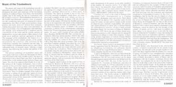 CD Marco Ambrosini: Music Of The Troubadours