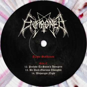 2LP Enthroned: Towards The Skullthrone Of Satan / Regie Sathanas LTD | CLR