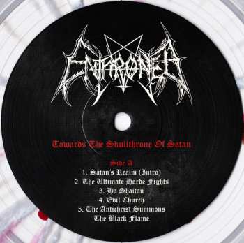 2LP Enthroned: Towards The Skullthrone Of Satan / Regie Sathanas LTD | CLR
