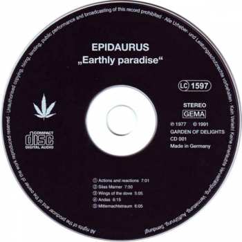 CD Epidaurus: Earthly Paradise