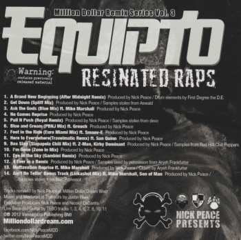 CD Equipto: Million Dollar Remix Series Vol. 3: Resinated Raps