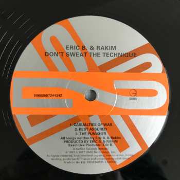 2LP Eric B. & Rakim: Don't Sweat The Technique