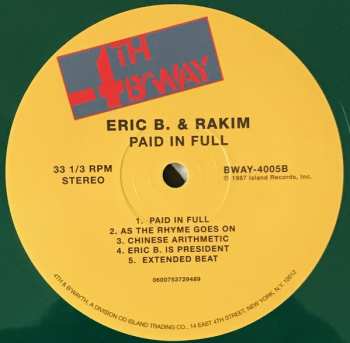 LP Eric B. & Rakim: Paid In Full LTD | CLR