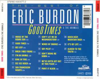 CD The Animals: Good Times (The Best Of Eric Burdon & The Animals)