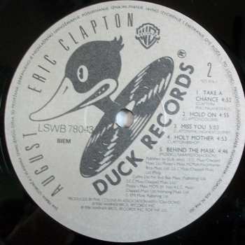 LP Eric Clapton: August