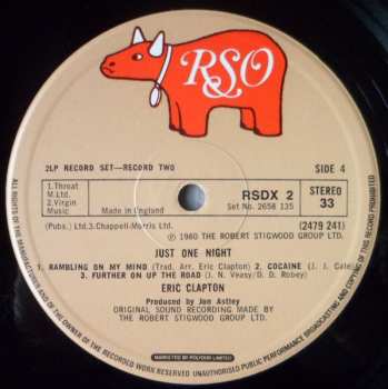 2LP Eric Clapton: Just One Night