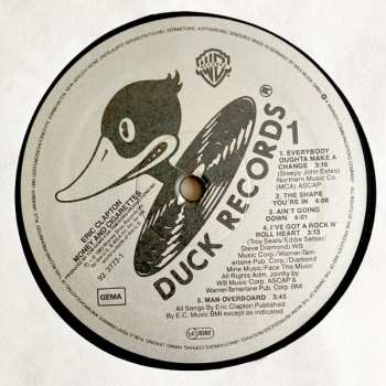 LP Eric Clapton: Money And Cigarettes