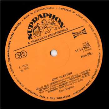 LP Eric Clapton: Eric Clapton