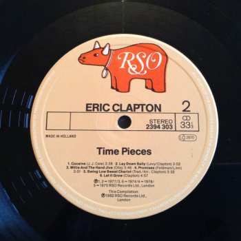 LP Eric Clapton: Time Pieces - The Best Of Eric Clapton