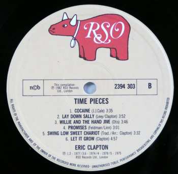 LP Eric Clapton: Time Pieces - The Best Of Eric Clapton