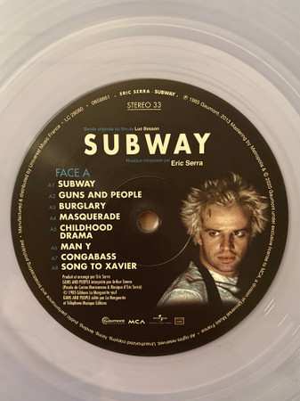 LP Eric Serra: Subway (Bande Originale Du Film) CLR