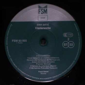 3LP/Box Set Erik Satie: Sämtliche Klavierwerke (Für Soloklavier)