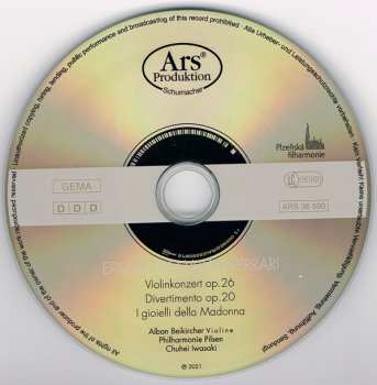 CD Ermanno Wolf-Ferrari: Violinkonzert Op.26 / Divertimento Op.20 / I Gioielli Della Madonna