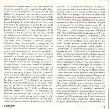 CD Ernest Chausson: Symphony In B Flat Major • Poème • Viviane