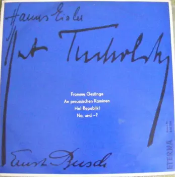 Ernst Busch Singt Kurt Tucholsky / Hanns Eisler