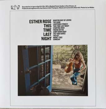LP Esther Rose: This Time Last Night CLR