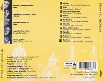 CD Etron Fou Leloublan: Les Poumons Gonflés