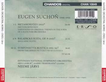 CD Estonian National Symphony Orchestra: Symfonietta Rustica, Baladická Suita, Metamorfózy