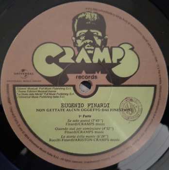 LP Eugenio Finardi: Non Gettate Alcun Oggetto Dai Finestrini