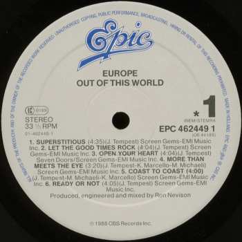 LP Europe: Out Of This World