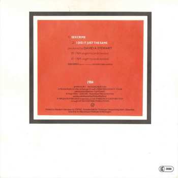 SP Eurythmics: Sexcrime (Nineteen Eighty ▪ Four)